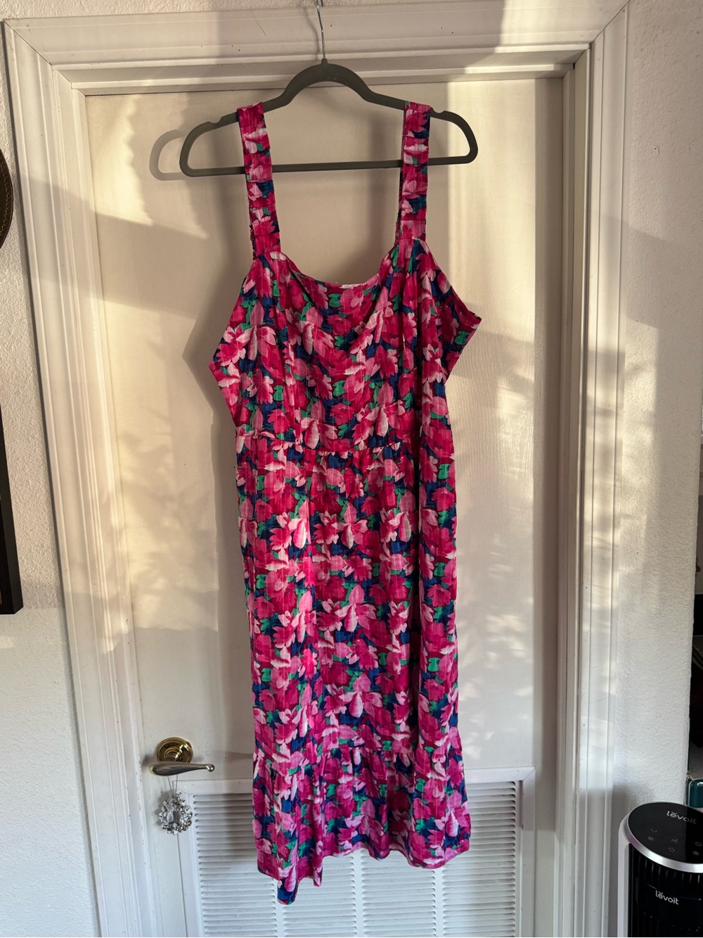 Draper James Pink Floral Mini Dress